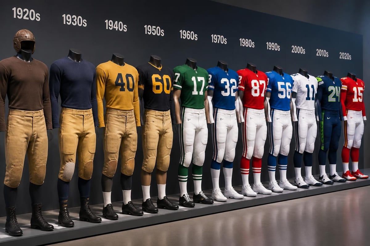 NFL jersey design evolution
