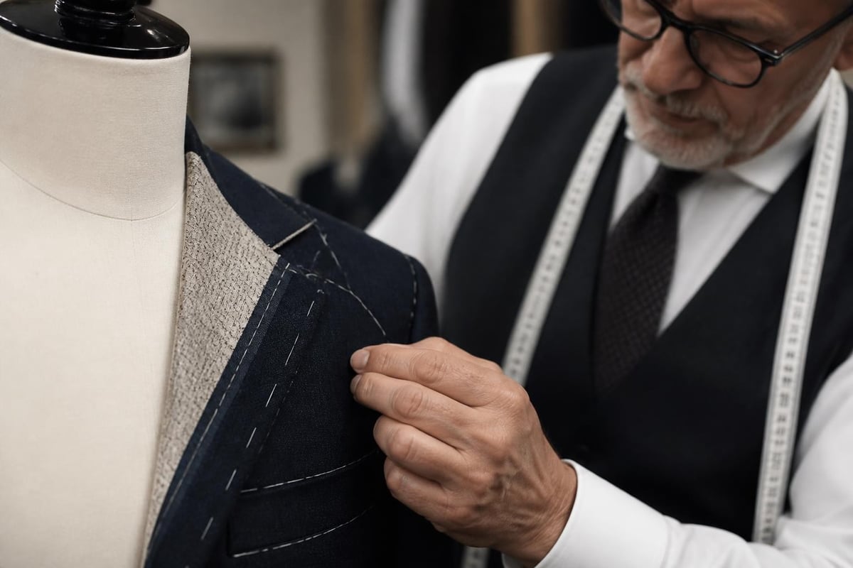Bespoke tailoring craftsmanship techniques