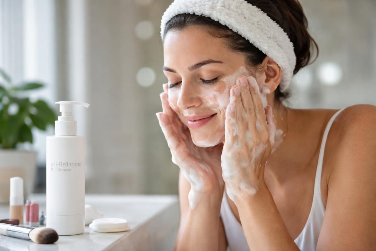 PH balance cleansing mechanism