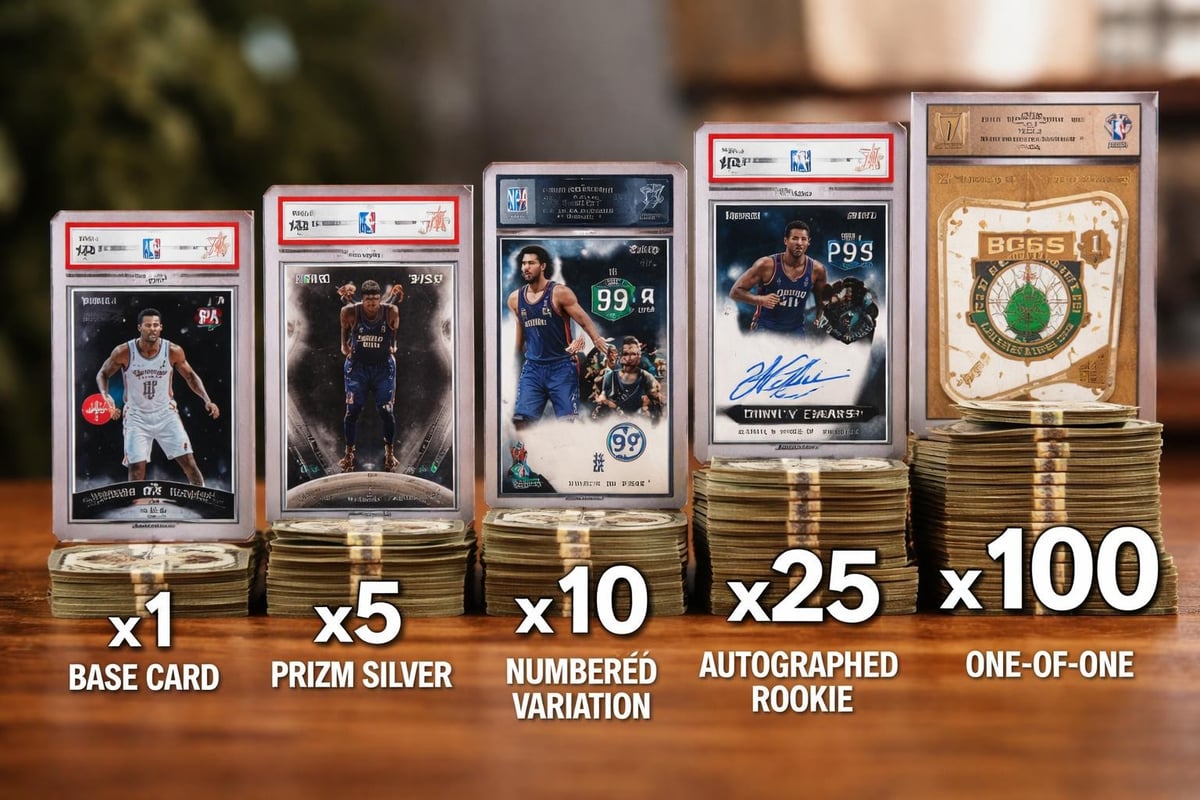 NBA rookie card value hierarchy