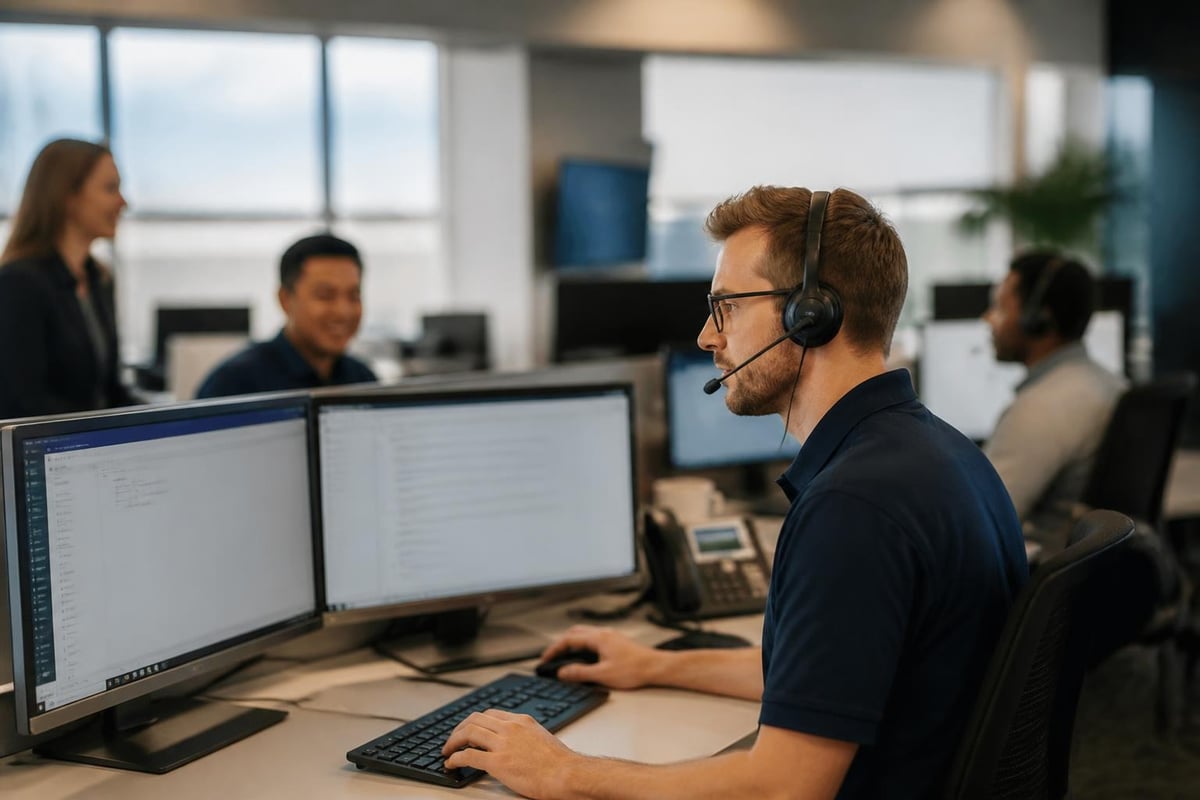 Help desk support workflow
