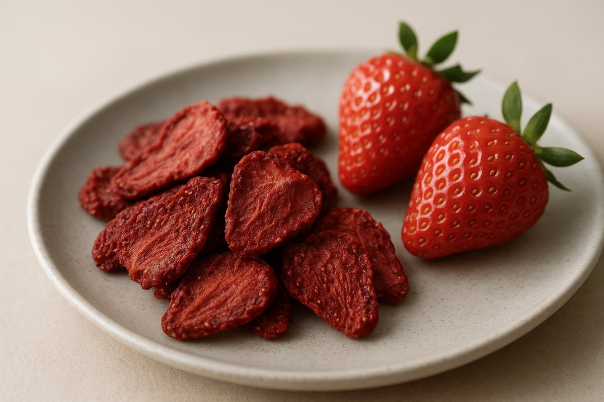 Pourquoi choisir les fraises séchées ?