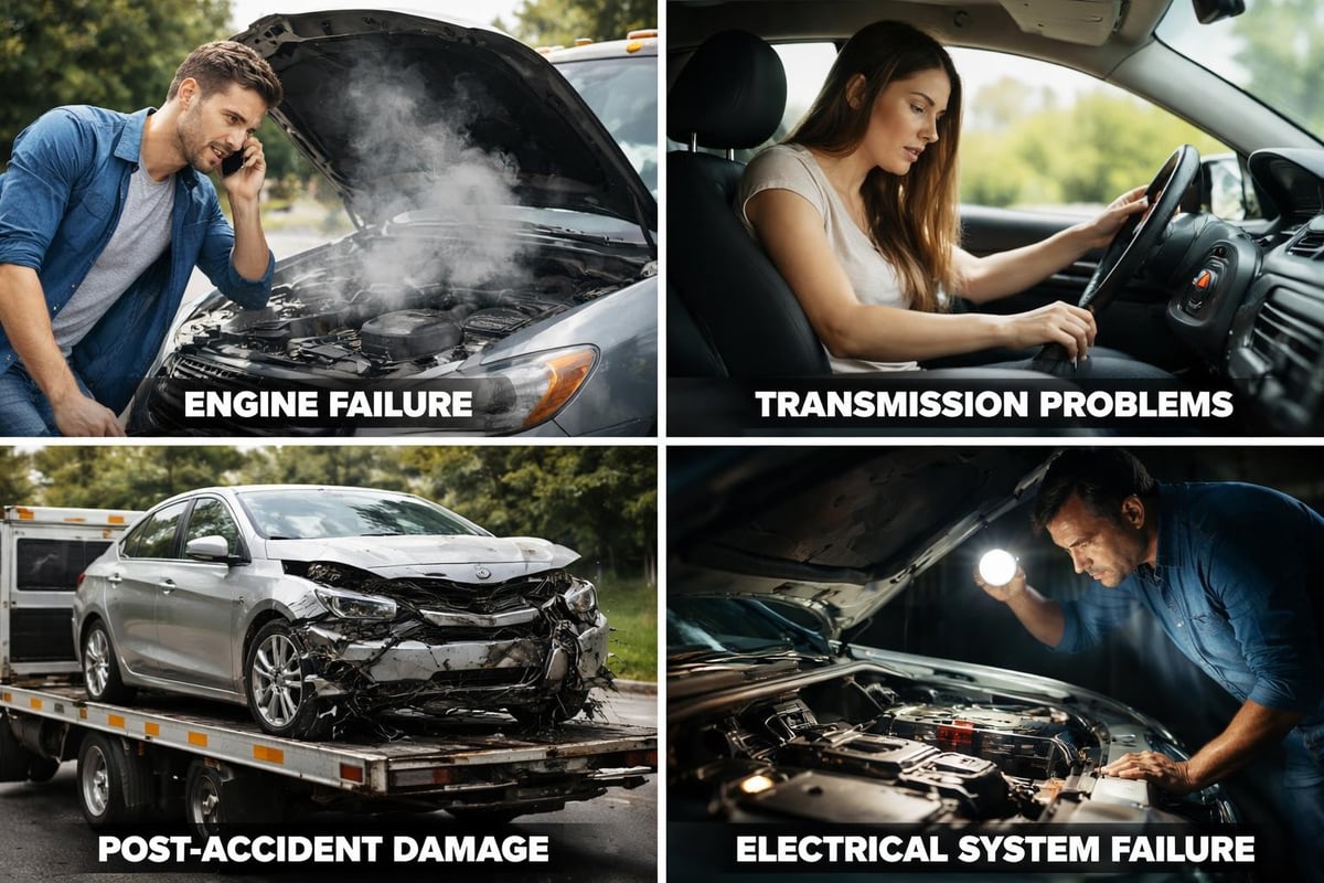 Common breakdown scenarios requiring recovery