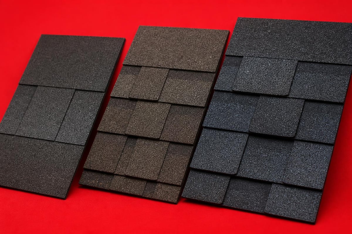 Asphalt shingle types comparison