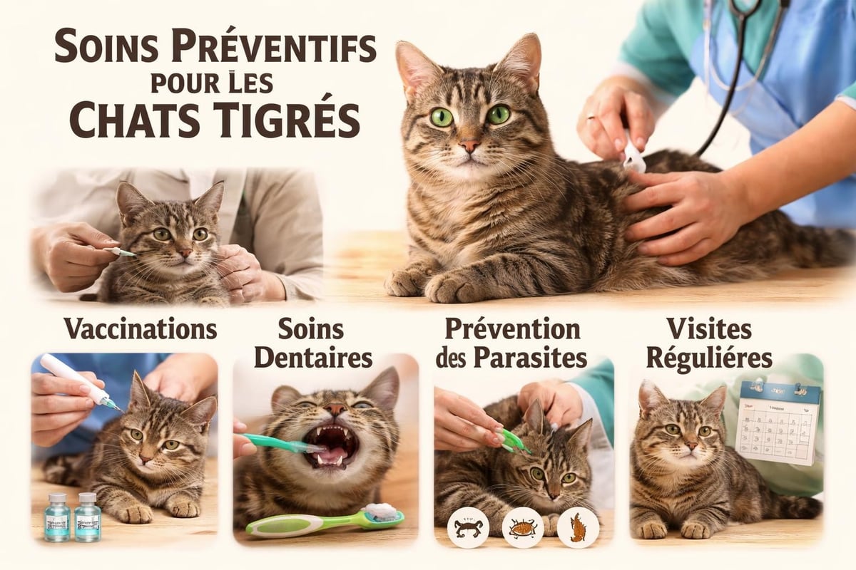 Pawtounes - Le Chat Tigré : Secrets et Charme des Félins Rayés - Soins vétérinaires chat tigré