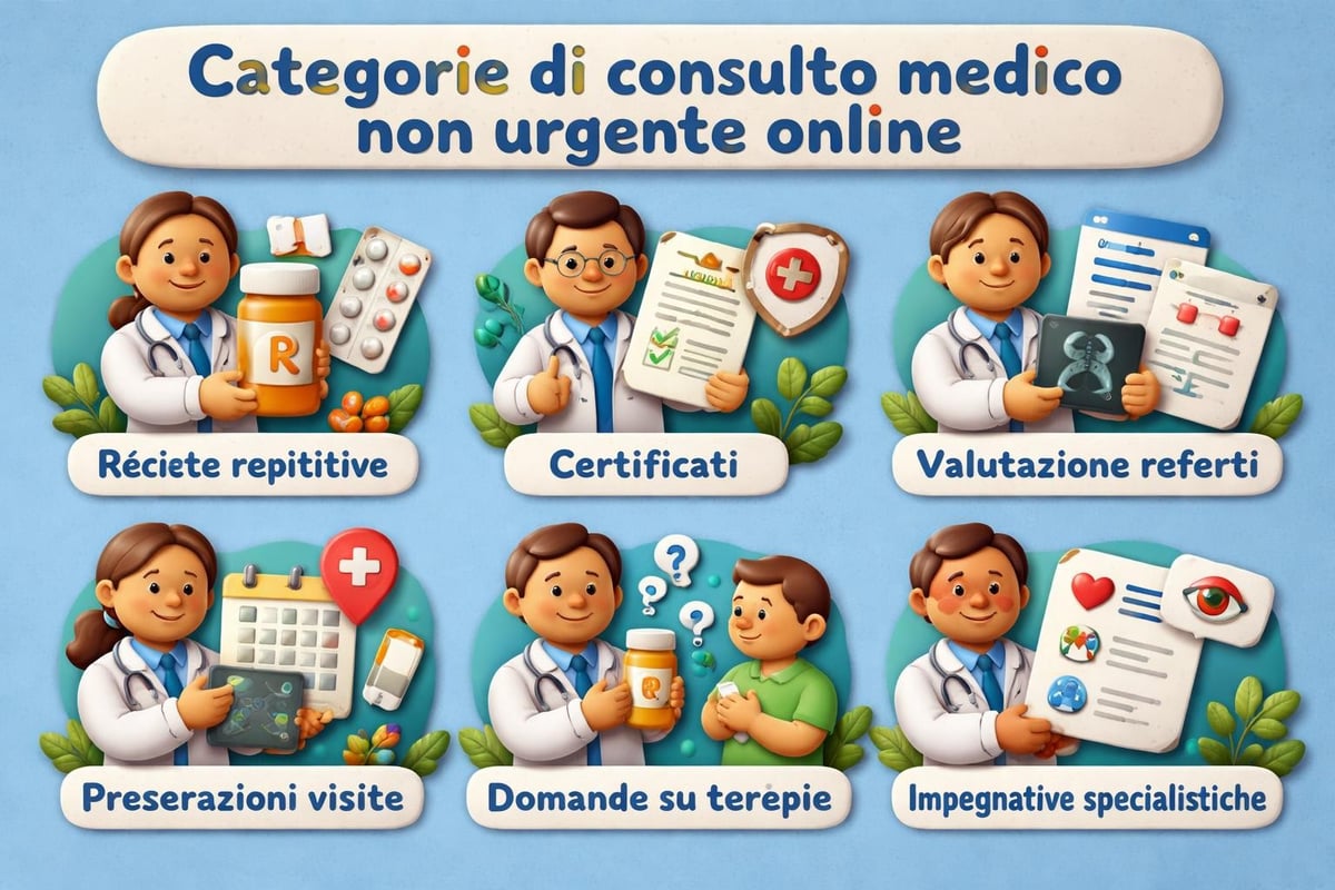 Tipologie richieste mediche non urgenti