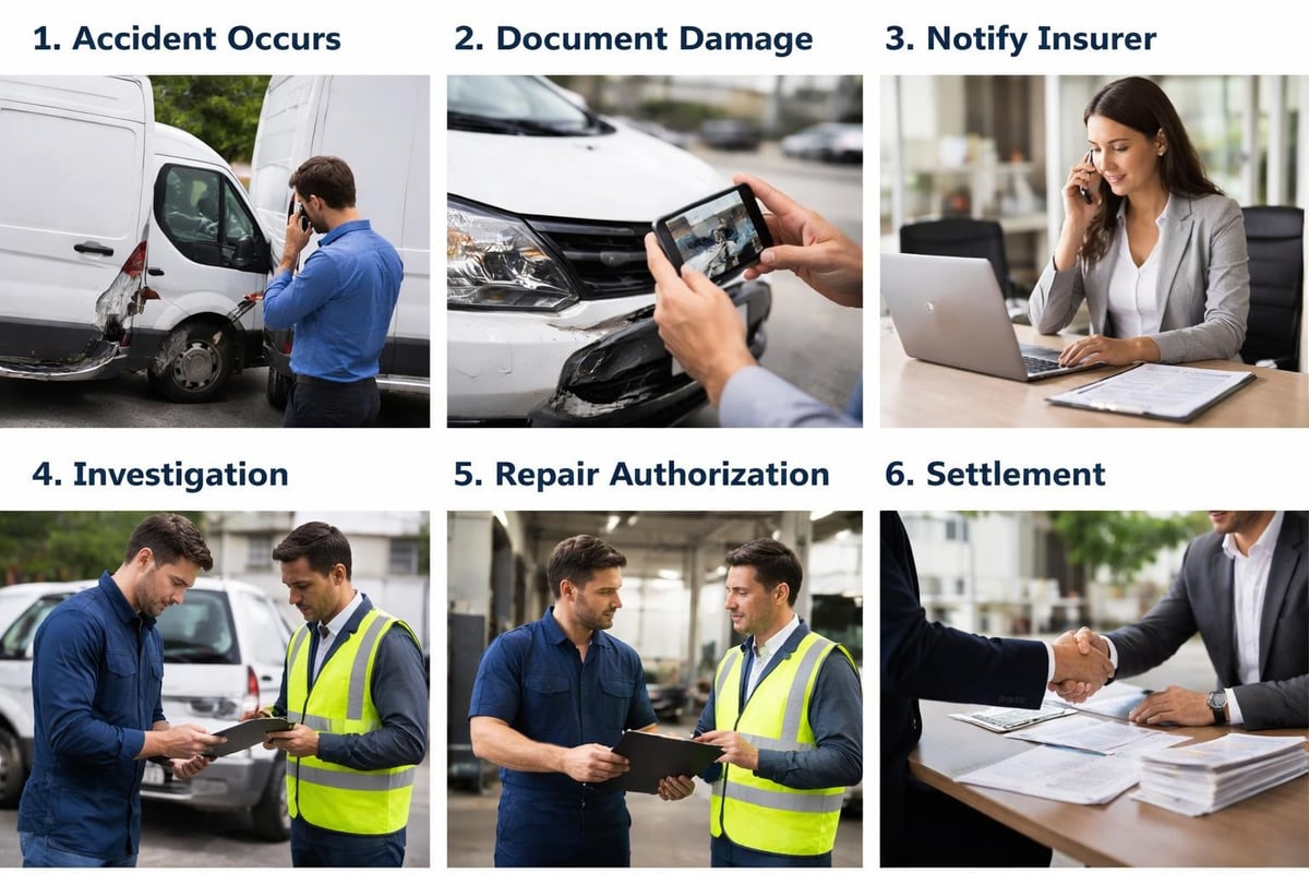 Business auto insurance claims process