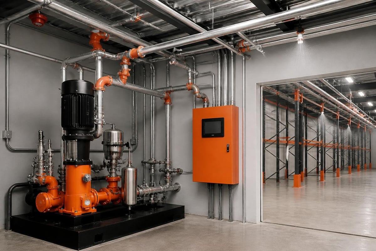 Water mist system components