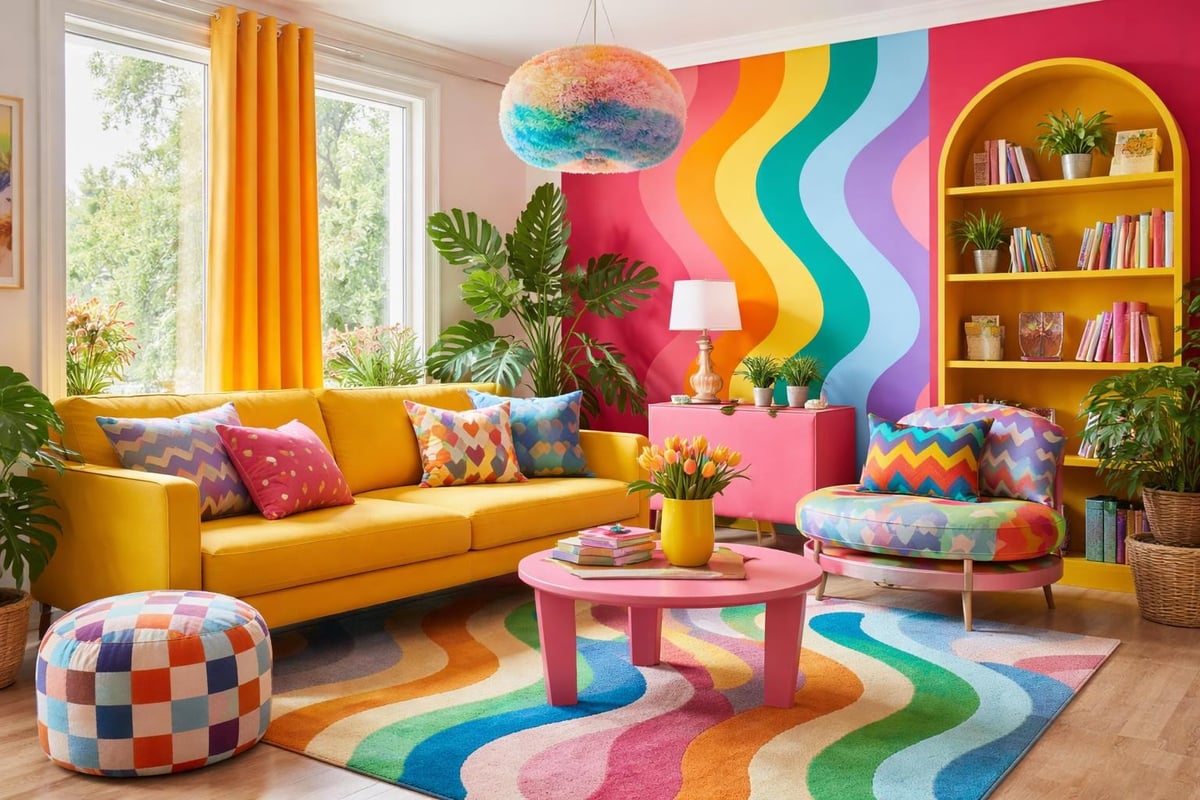 Bold home colour psychology