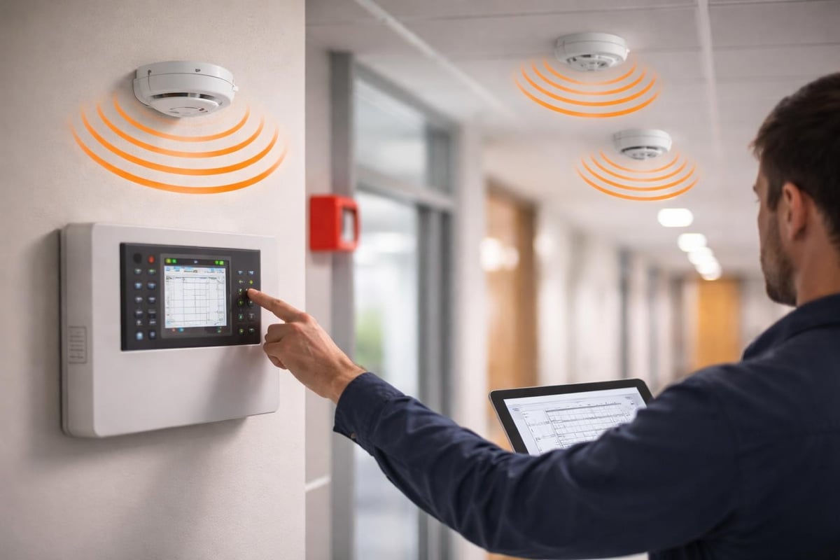 Wireless fire detection