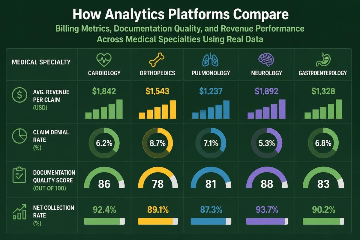 Data-driven specialty analysis