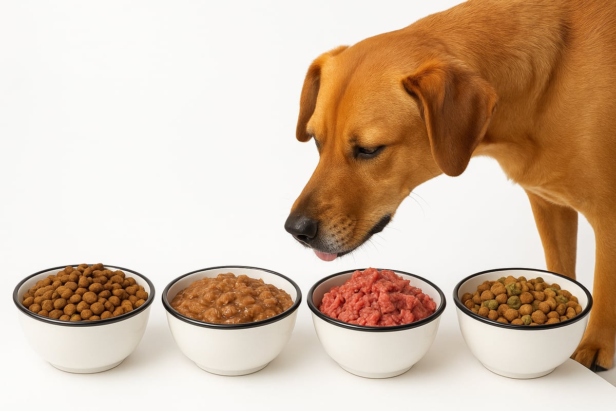 Olika typer av hundfoder: Fördelar och nackdelar