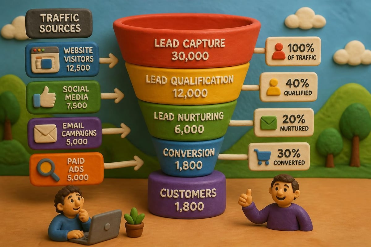 Lead Generation Agency: Build Predictable Growth 2 Lead generation funnel metrics