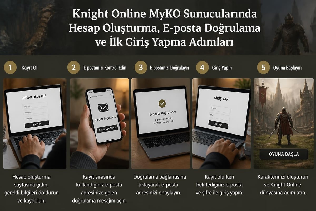 MyKO sunucu kayıt süreci
