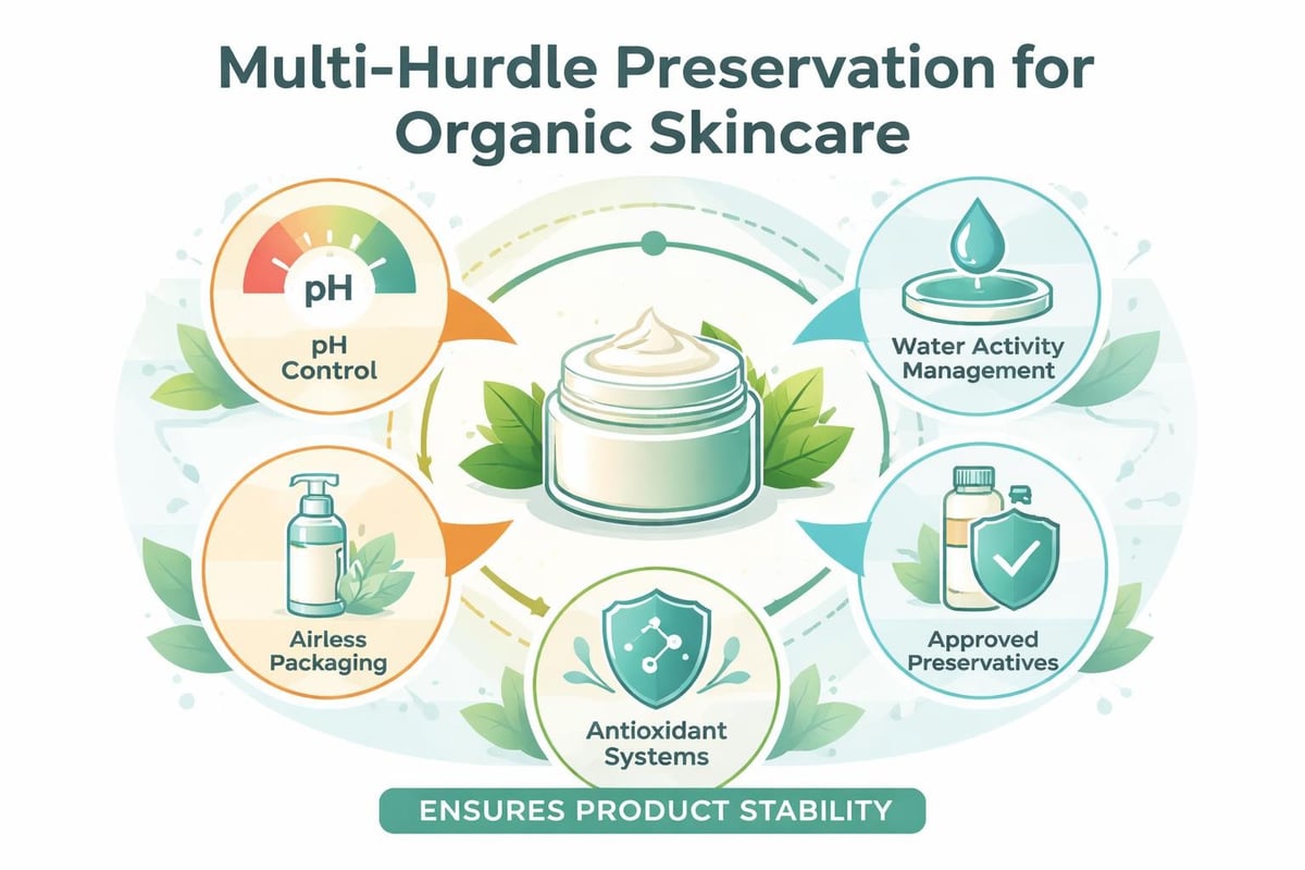 Natural preservation methods for organic skincare