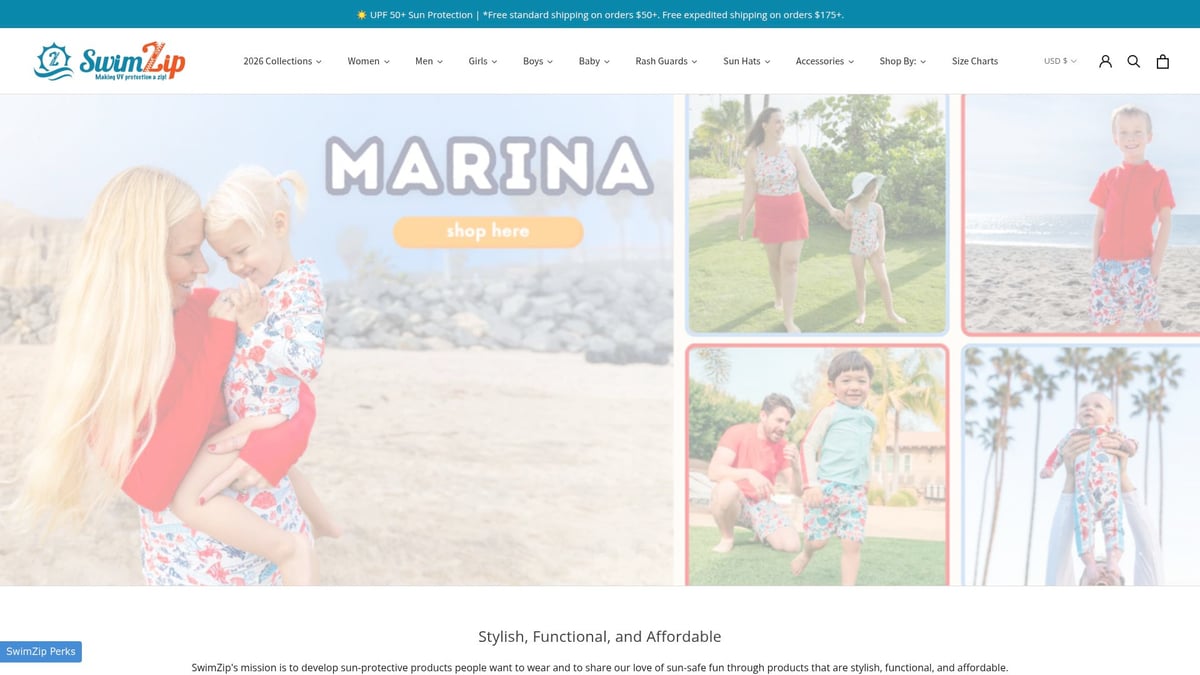 9 Must-Have Discount Childrens Swimwear Picks for 2026 - SwimZip UPF 50+ Zipper Rash Guard Sets