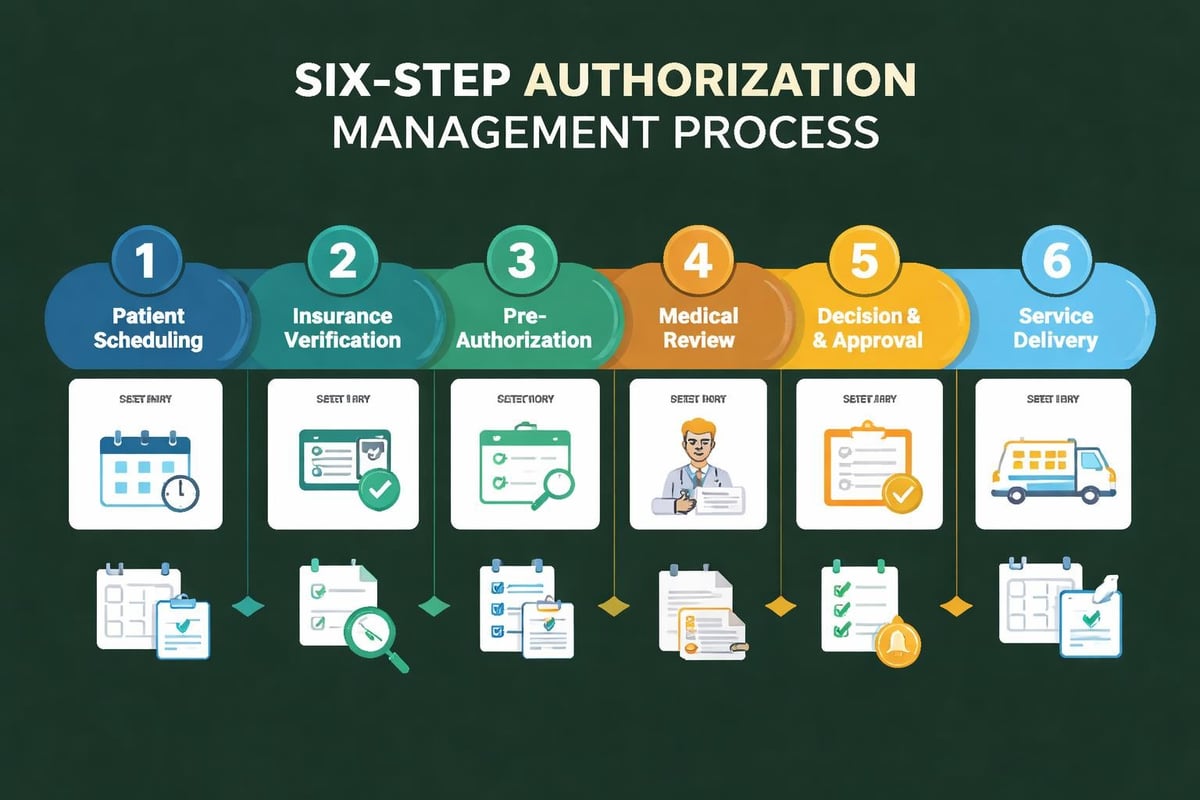 Authorization workflow steps
