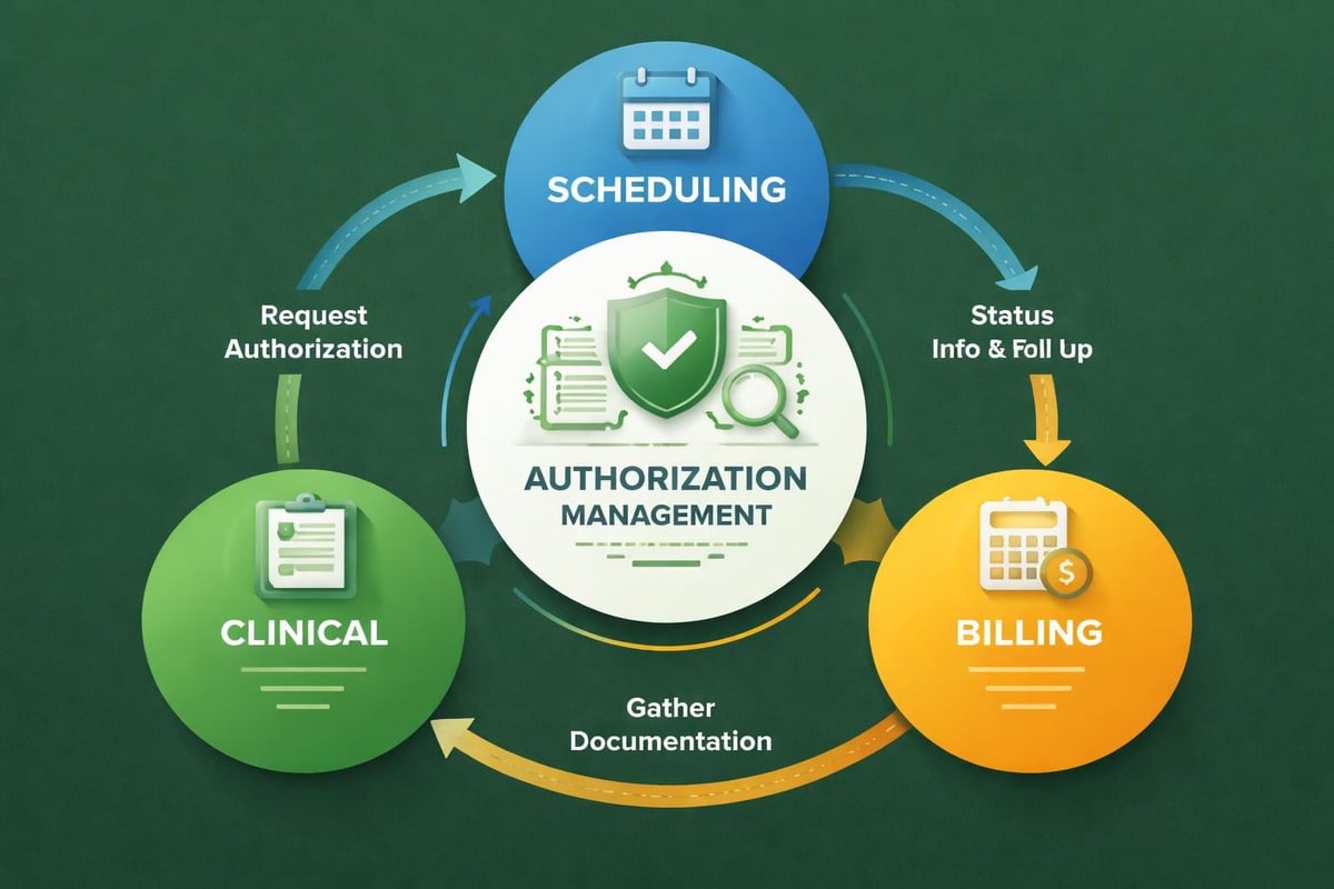 Cross-department authorization workflow