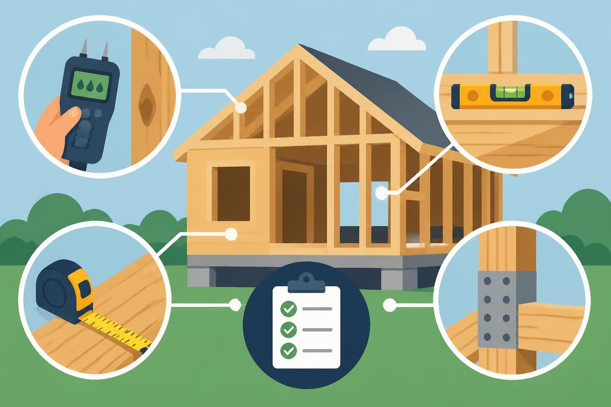 Quality control in timber construction