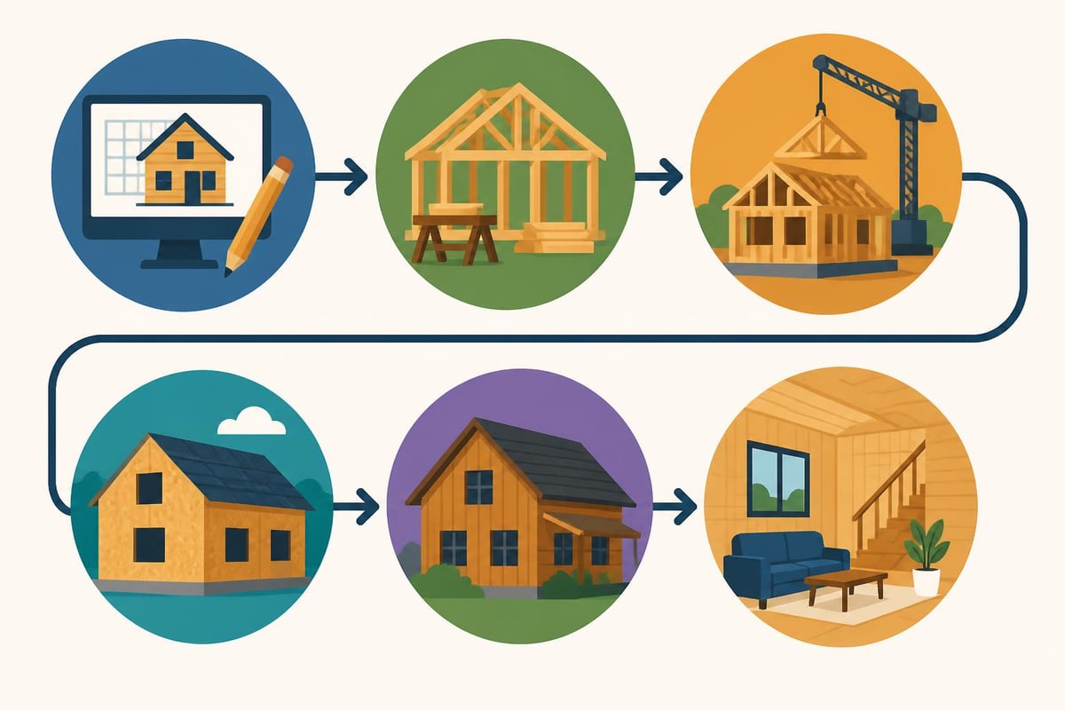 Timber construction project timeline