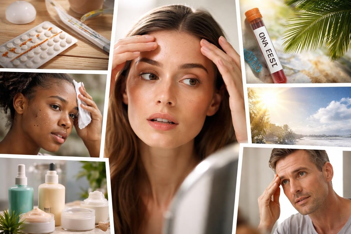 Sebum production triggers