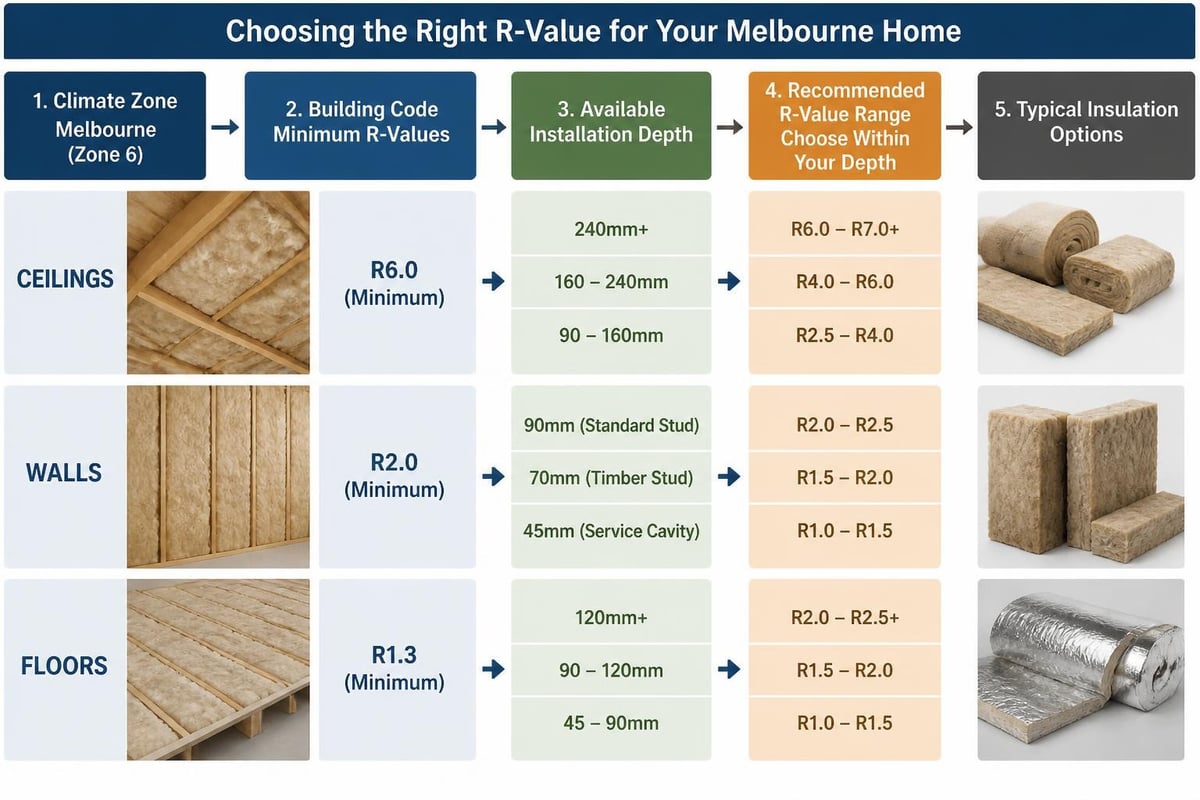 R-value selection by application