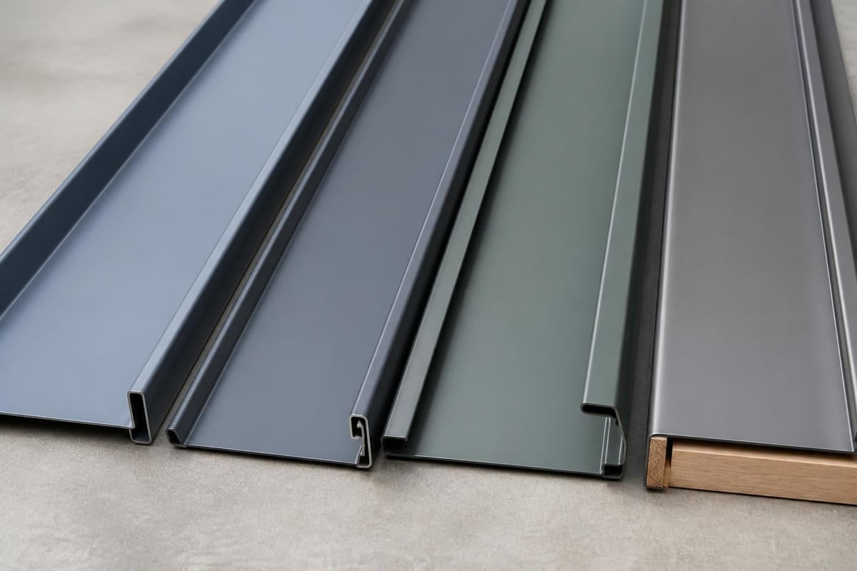 Standing seam panel profiles