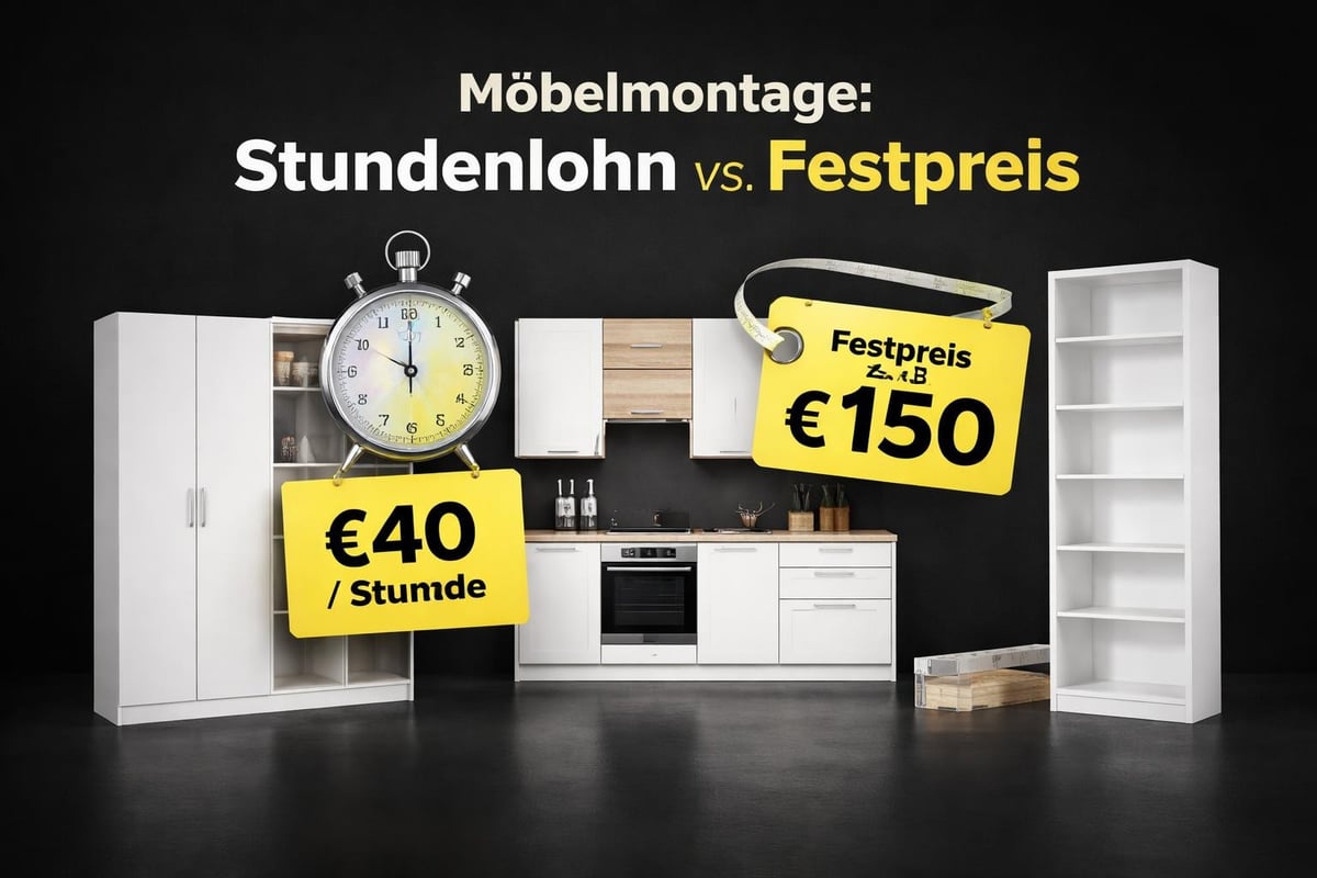 Preismodelle Möbelmontage
