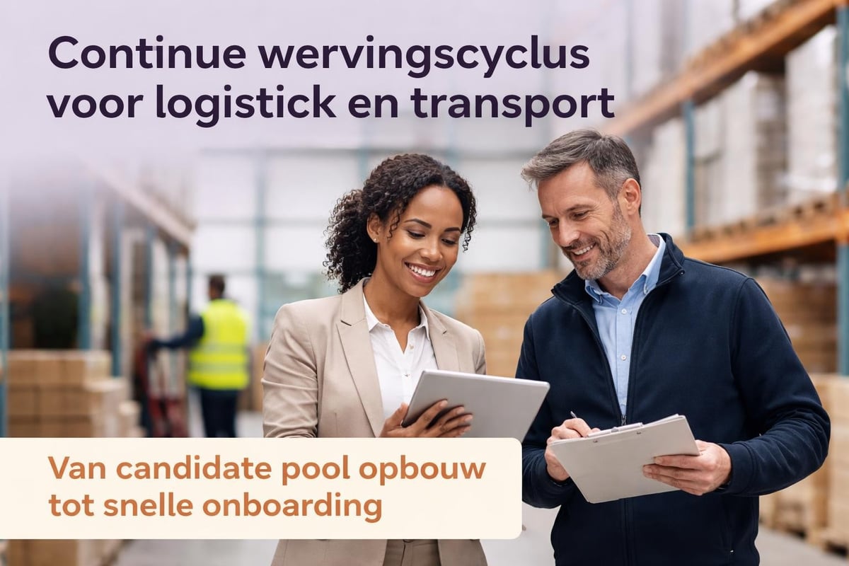 Logistiek recruitment cyclus