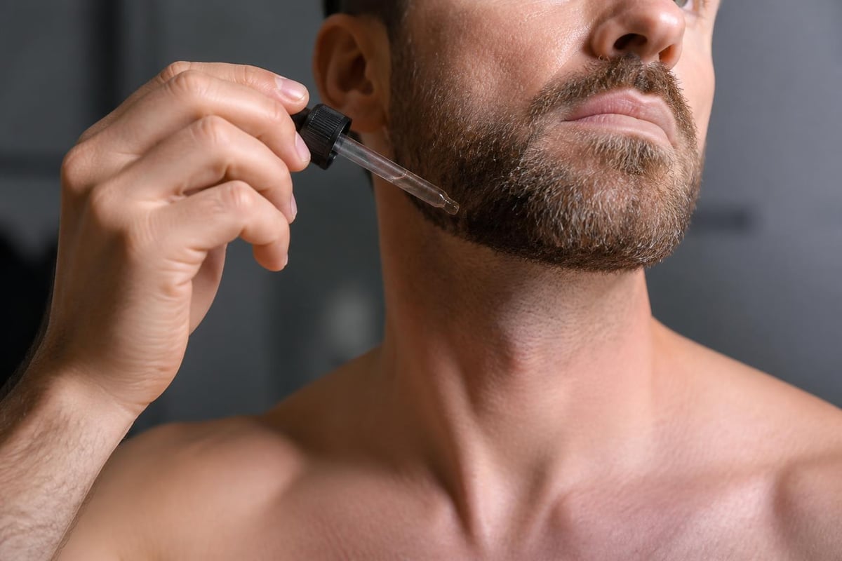 Beard follicle damage from harsh cleansing