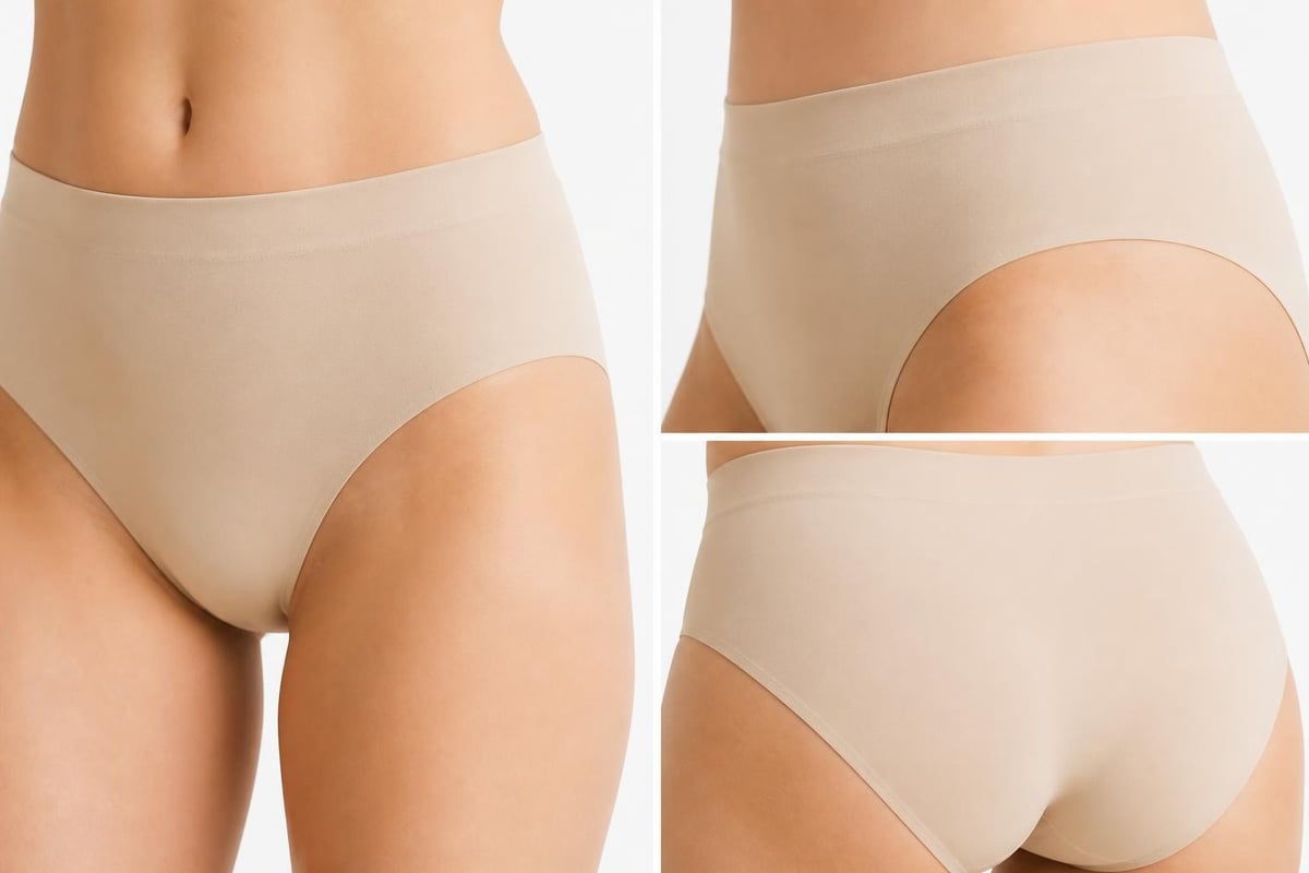 Comfort panty construction features