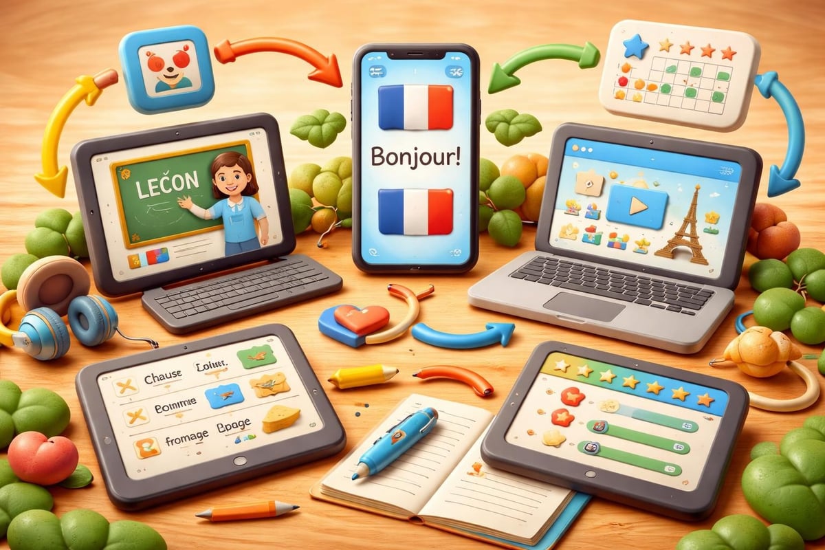 Digitale tools Frans oefenen