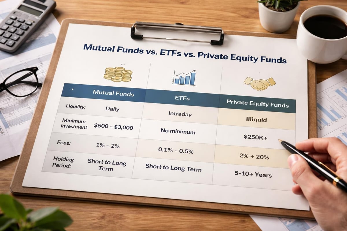 Equity fund types comparison
