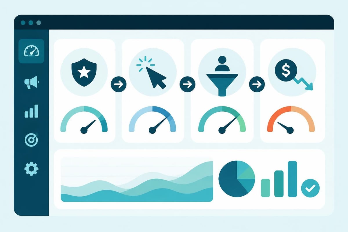 Google Ads mätvärden dashboard