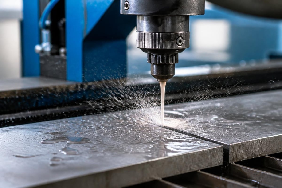 Abrasive waterjet cutting process