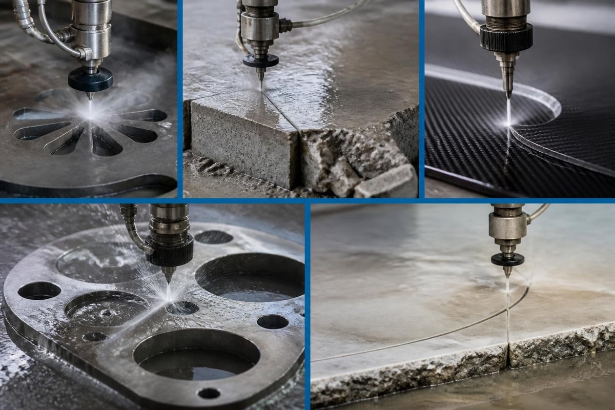 Waterjet cutting applications