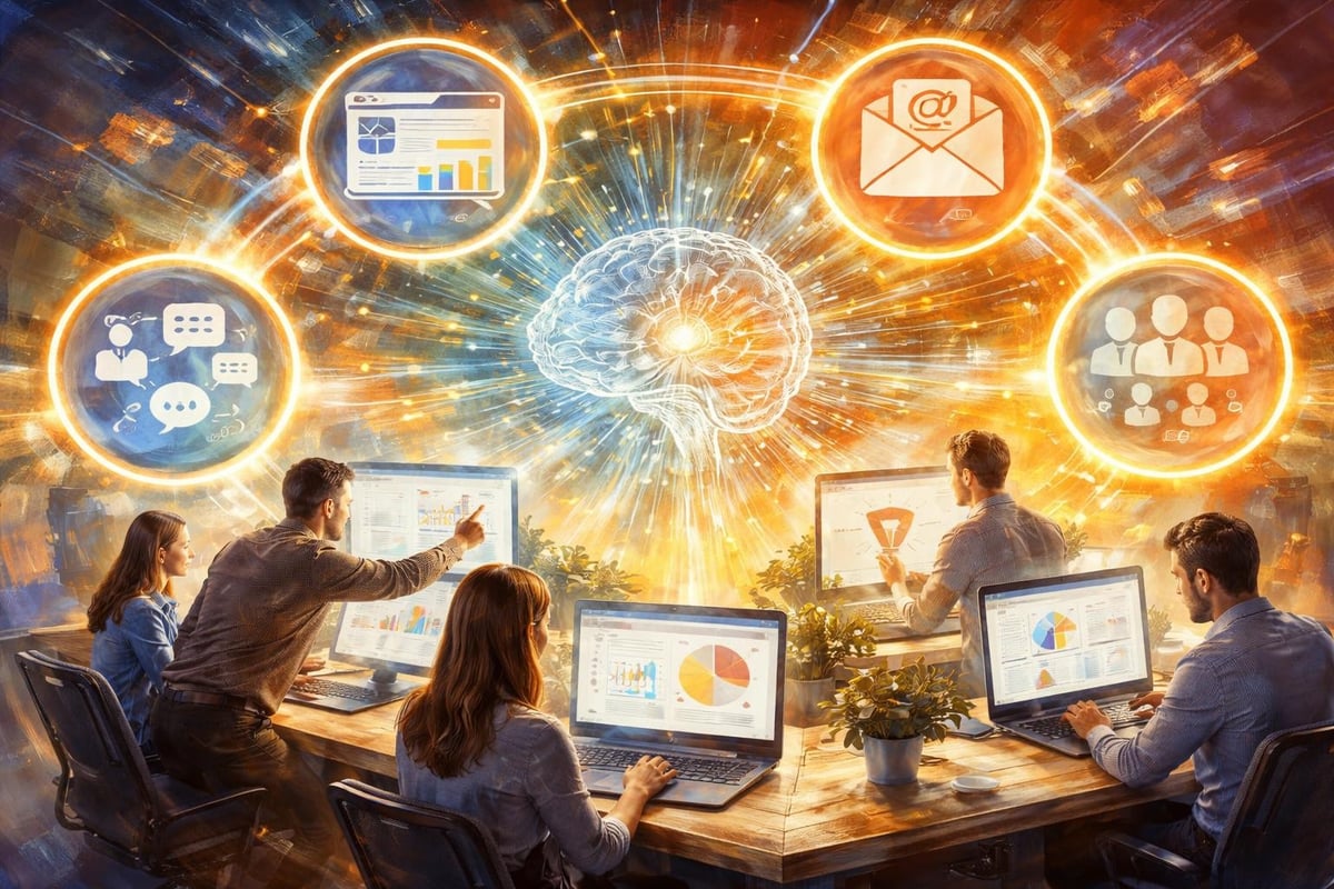 AI lead scoring process