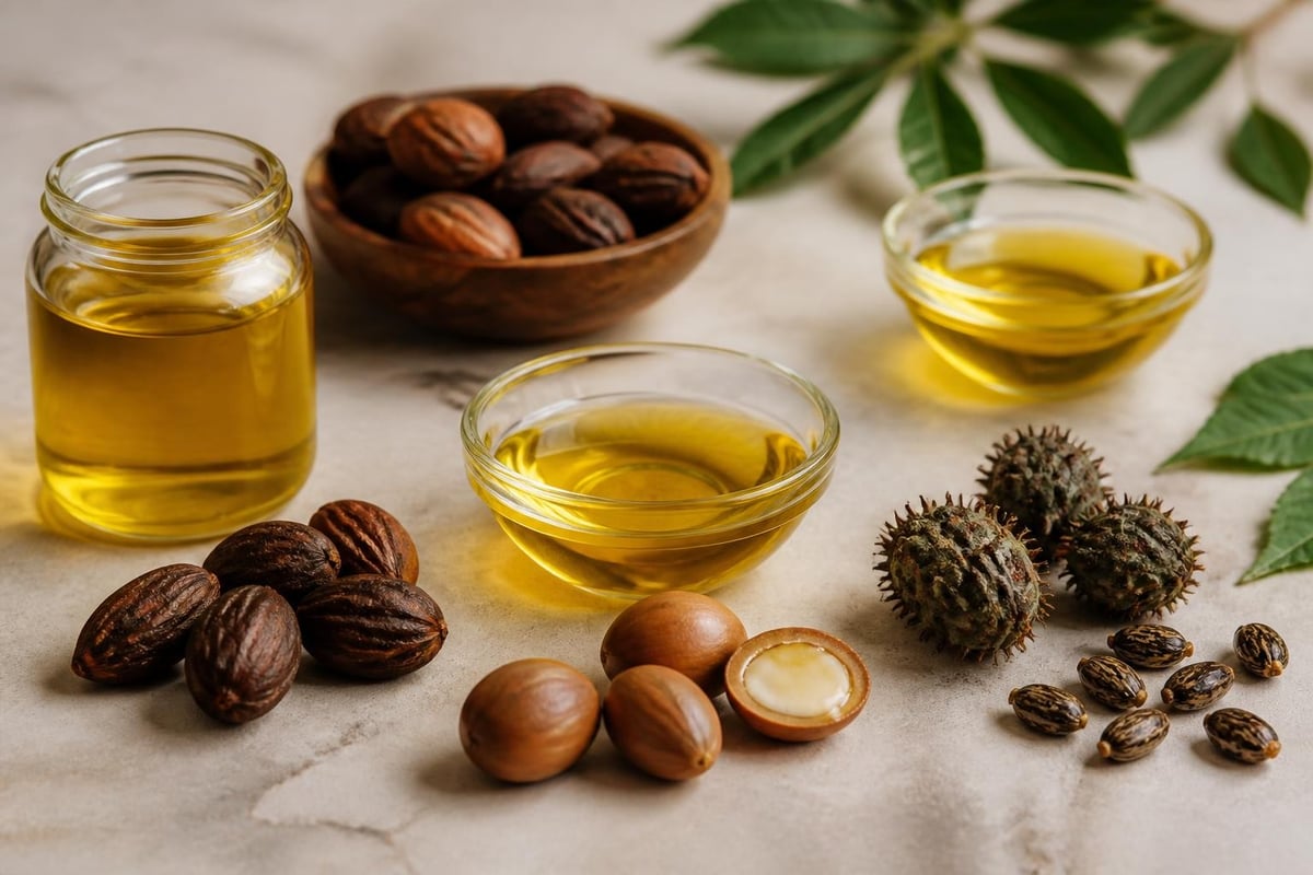 Natural oils for beard health