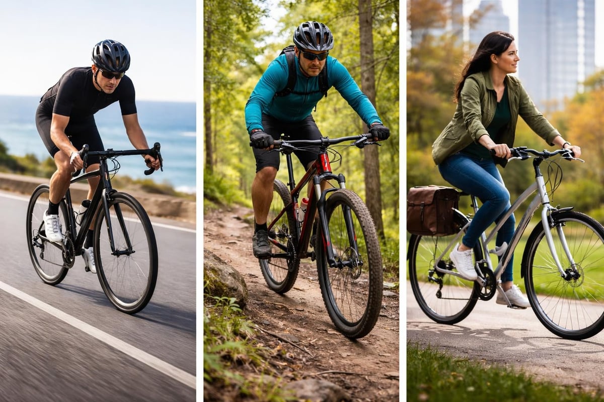 Bicycle type comparison