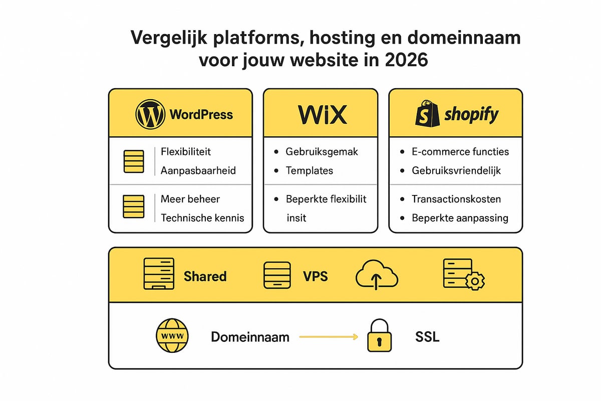 Stap 2: Het Juiste Platform en Hosting Kiezen