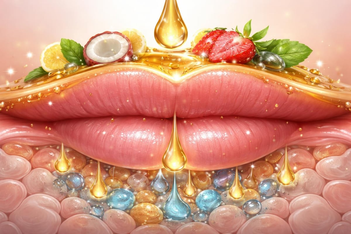 Lip oil molecular structure