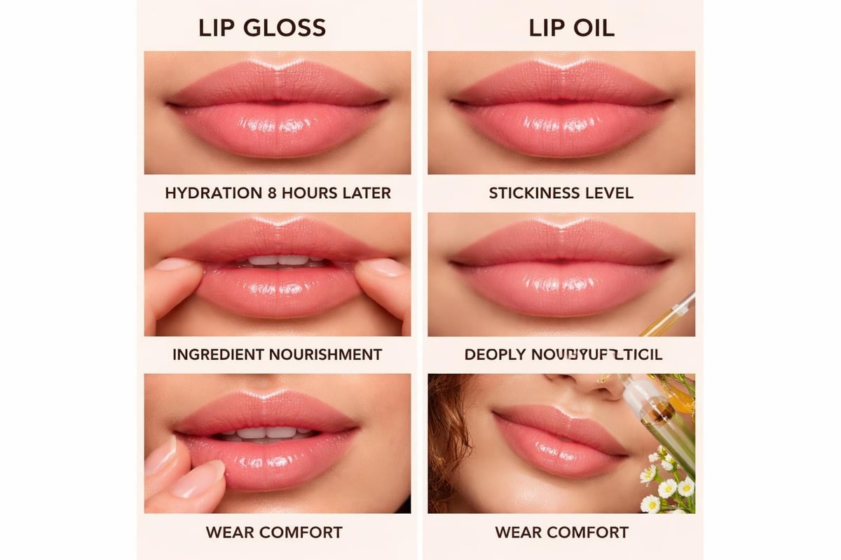 Lip oil comparison