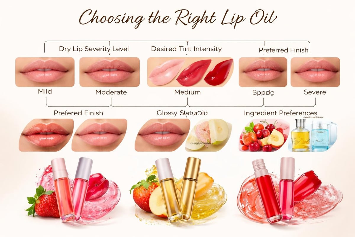 Lip oil selection guide