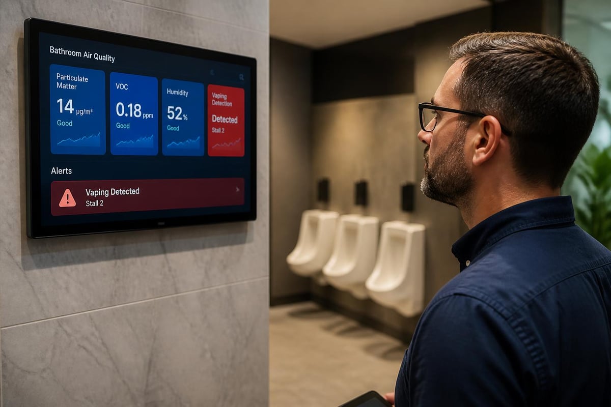 Air quality monitoring dashboard