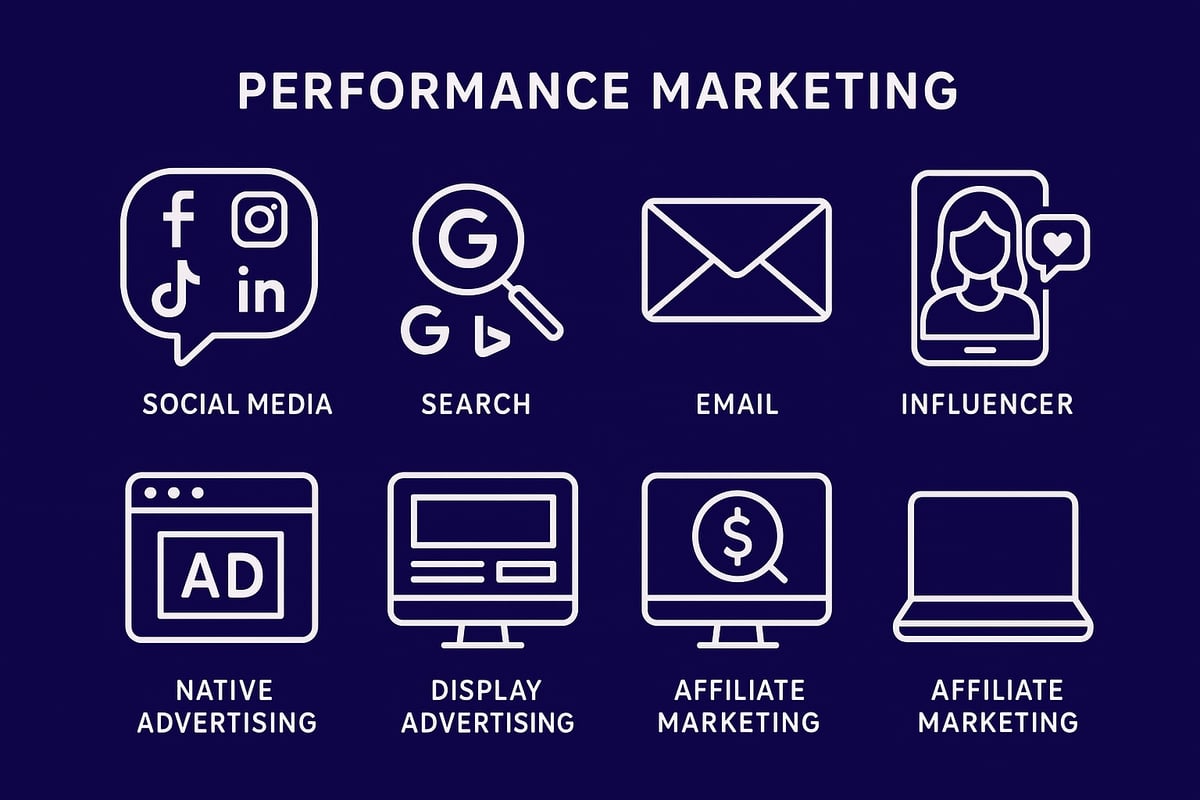 I Principali Canali e Tipologie di Performance Marketing nel 2025