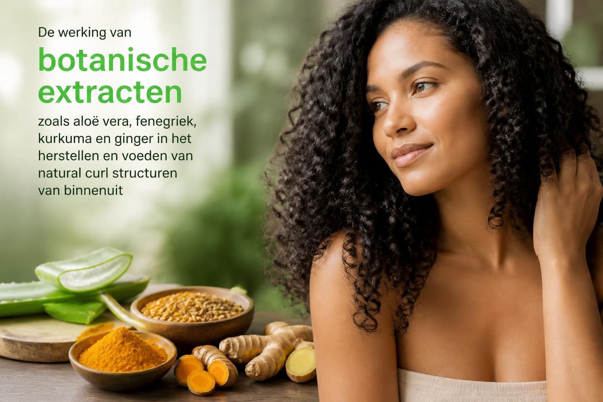 Natuurlijke ingrediënten voor krullen