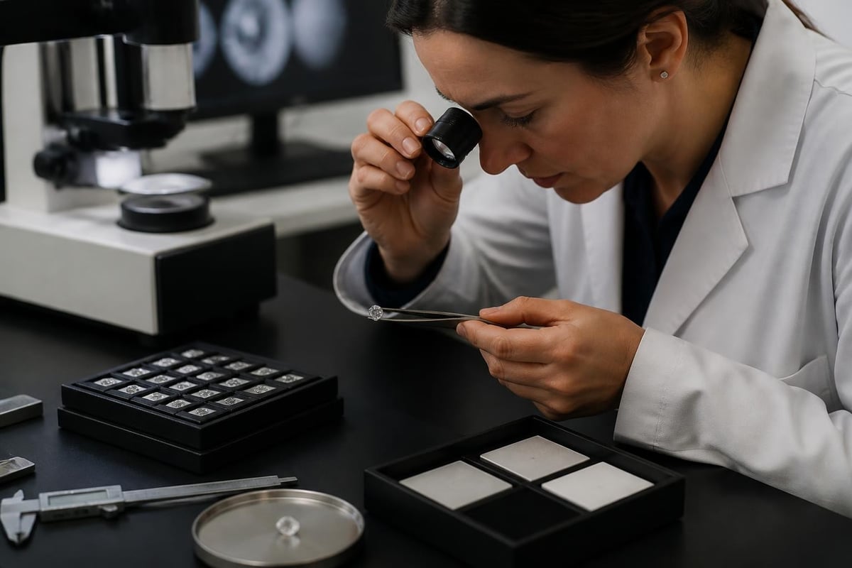 Diamond certification process