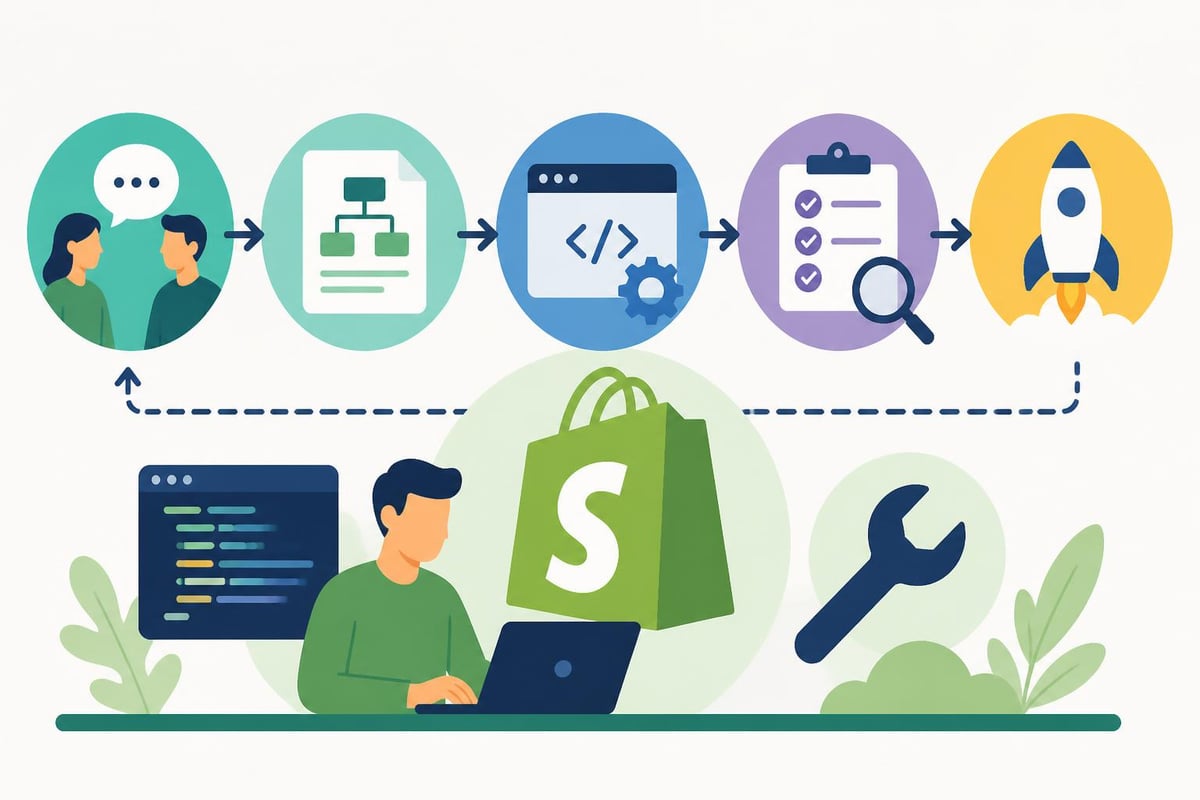 Custom app development process