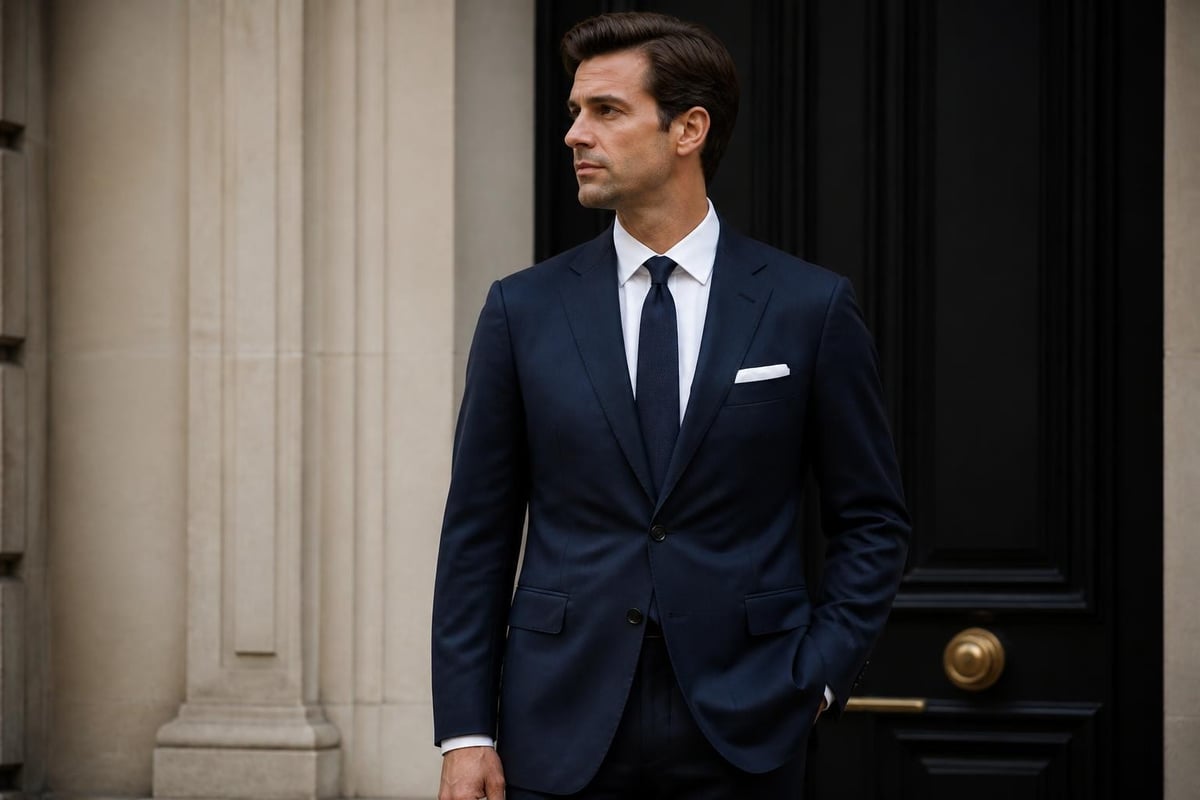 Classic suit style elements
