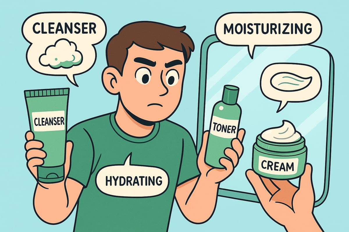 男性スキンケアアイテムの選び方とチェックポイント